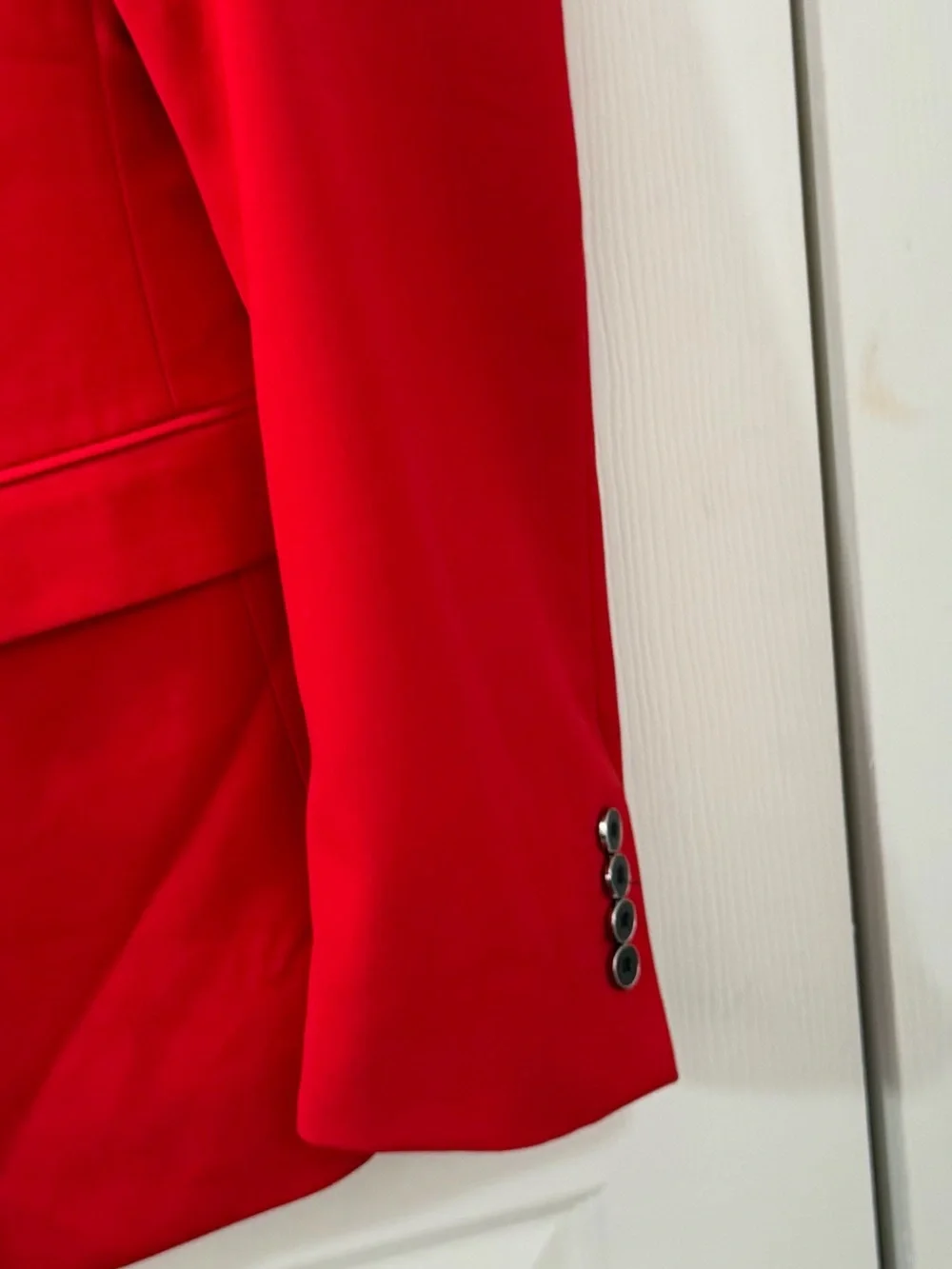 Mens Red Blazer Sport Coat Size Large Modern Formal Wedding Party Prom Jacket